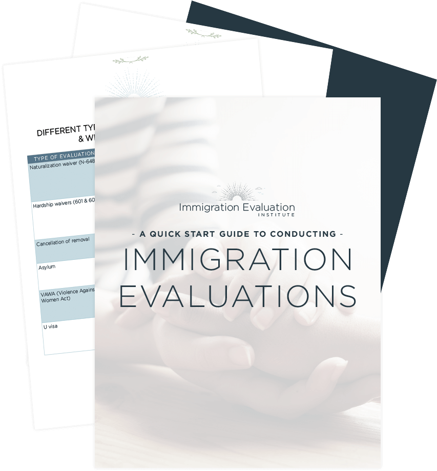 A Quick Start Guide to Conducting Immigration Evaluations